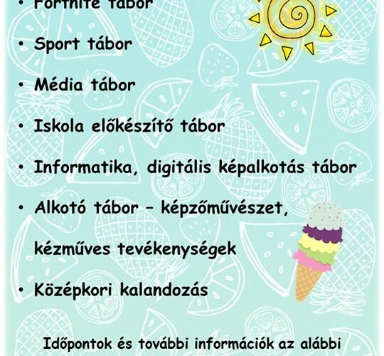 Nyári táborok :-)
